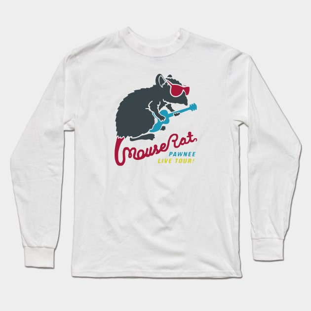 Rock mouse Rat Long Sleeve T-Shirt by sebastianlengo